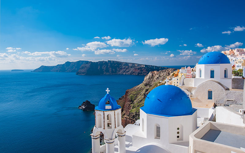  Santorini Town greece