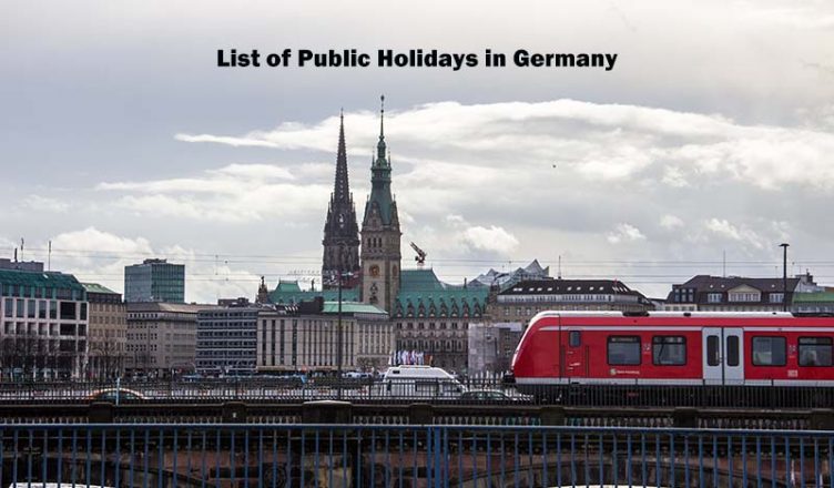 Public Holidays Germany