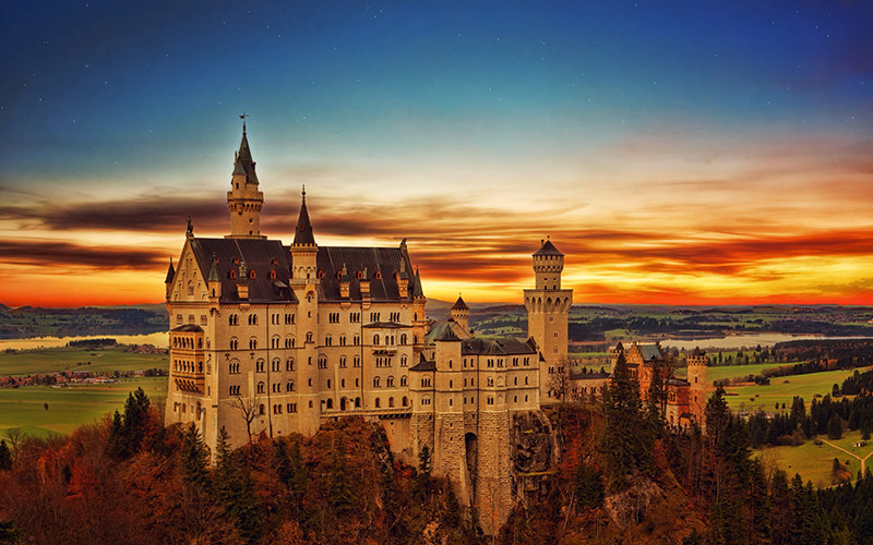 Neuschwanstein castle, germany