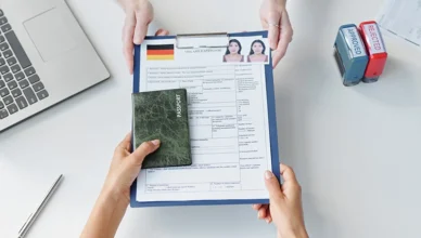 Applying for a Germany visa document