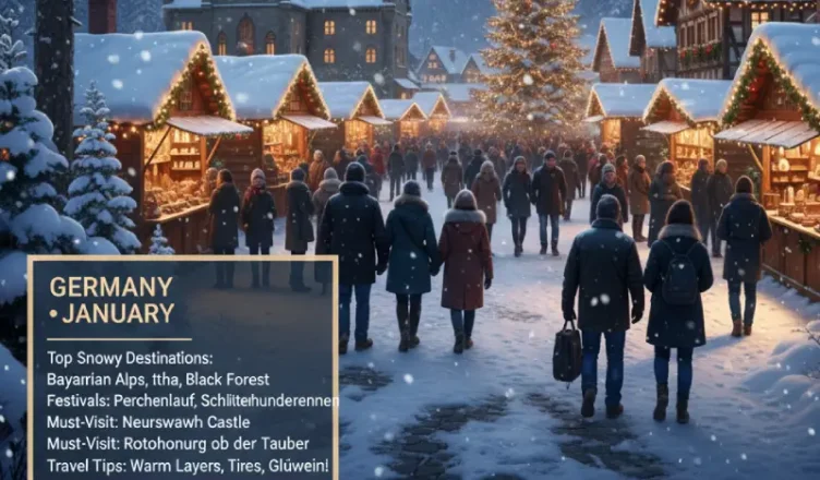 Illustrate the Charm of Germany in January