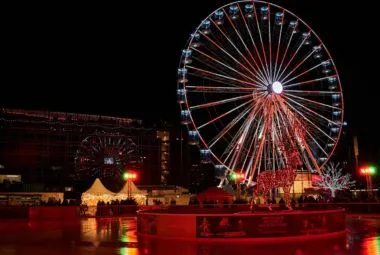 Festive Night at Leipzig Christmas Market